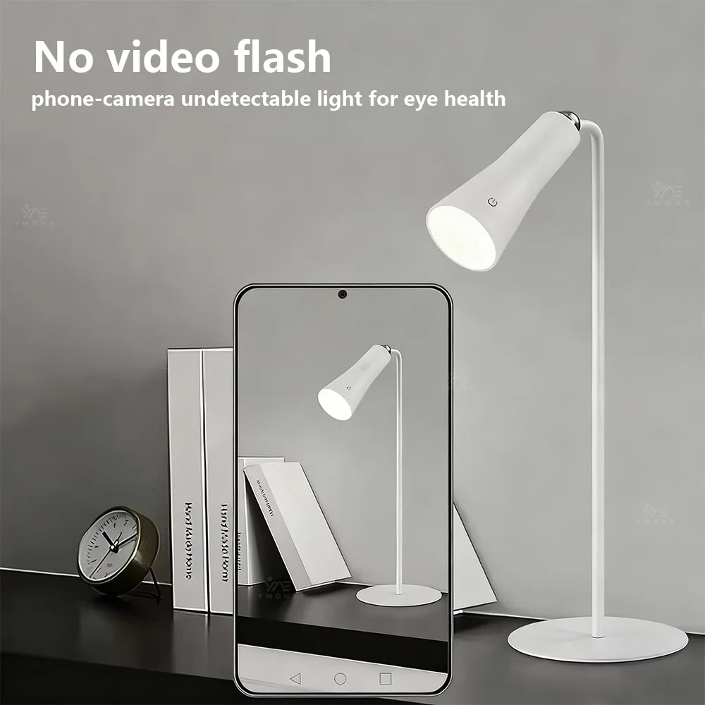 5-in-1 Rechargeable LED Desk Lamp – Eye-Protection Table Lamp with Magnetic Clip, Night Light & Power Bank for Study and Reading